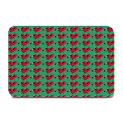 Evil Heart Graffiti Pattern Plate Mats by DinzDas