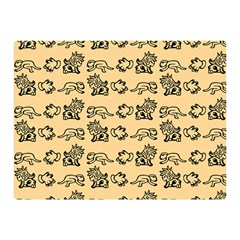 Inka Cultur Animal - Animals And Occult Religion Double Sided Flano Blanket (mini)  by DinzDas