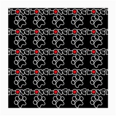 Pet Love - Dogs, Cats And All Pets Lover Medium Glasses Cloth (2 Sides) by DinzDas