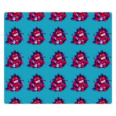 Little Devil Baby - Cute And Evil Baby Demon Double Sided Flano Blanket (small)  by DinzDas