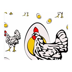 Roseanne Chicken Double Sided Flano Blanket (mini)  by EvgeniaEsenina