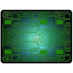 Cross Crossing Crosswalk Line Walk Double Sided Fleece Blanket (large)  by HermanTelo