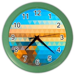 Mosaic  Color Wall Clock by Sobalvarro