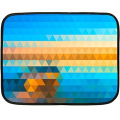 Mosaic  Double Sided Fleece Blanket (mini)  by Sobalvarro