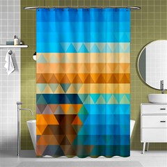 Mosaic  Shower Curtain 48  X 72  (small)  by Sobalvarro