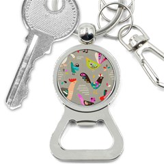 Scandinavian Birds Feather Weather Bottle Opener Key Chain