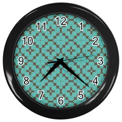 Tiles Wall Clock (black) by Sobalvarro