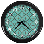 Tiles Wall Clock (Black)