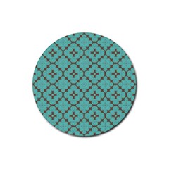 Tiles Rubber Round Coaster (4 Pack)  by Sobalvarro