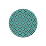 Tiles Rubber Round Coaster (4 pack) 