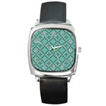Tiles Square Metal Watch
