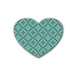 Tiles Rubber Coaster (Heart) 