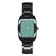 Tiles Stainless Steel Barrel Watch by Sobalvarro