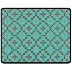 Tiles Double Sided Fleece Blanket (medium)  by Sobalvarro