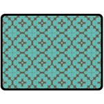 Tiles Double Sided Fleece Blanket (Large)  80 x60  Blanket Back