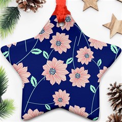 Floral Star Ornament (two Sides) by Sobalvarro