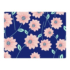 Floral Double Sided Flano Blanket (mini)  by Sobalvarro
