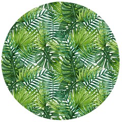 Green Leaves Wooden Bottle Opener (round) by goljakoff