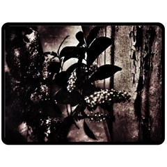 Dark Spring Fleece Blanket (large)  by MRNStudios
