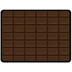 Milk Chocolate Double Sided Fleece Blanket (large)  by goljakoff