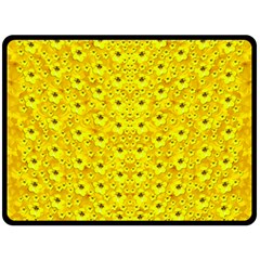 Flowers From Heaven  With A Modern Touch Double Sided Fleece Blanket (large)  by pepitasart