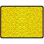 Flowers From Heaven  With A Modern Touch Double Sided Fleece Blanket (Large)  80 x60  Blanket Back
