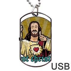 Buddy Christ Dog Tag Usb Flash (one Side)