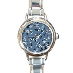 Abstract Fashion Style  Round Italian Charm Watch by Sobalvarro