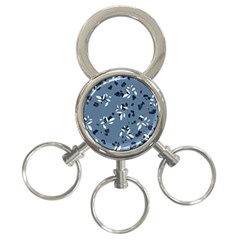 Abstract Fashion Style  3-ring Key Chain by Sobalvarro
