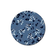 Abstract Fashion Style  Rubber Round Coaster (4 Pack)  by Sobalvarro