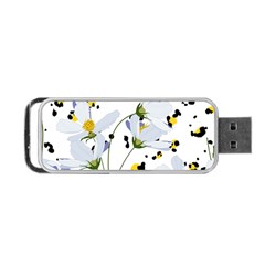 Tree Poppies  Portable Usb Flash (two Sides) by Sobalvarro