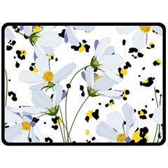 Tree Poppies  Double Sided Fleece Blanket (large)  by Sobalvarro