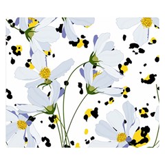 Tree Poppies  Double Sided Flano Blanket (small)  by Sobalvarro