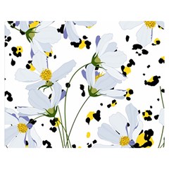 Tree Poppies  Double Sided Flano Blanket (medium)  by Sobalvarro