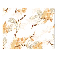 Birds And Flowers  Double Sided Flano Blanket (large)  by Sobalvarro