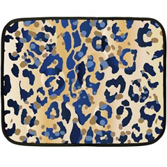 Leopard Skin  Double Sided Fleece Blanket (mini)  by Sobalvarro
