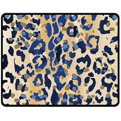 Leopard Skin  Fleece Blanket (medium)  by Sobalvarro