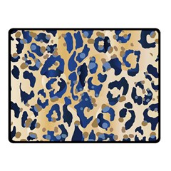 Leopard Skin  Fleece Blanket (small) by Sobalvarro