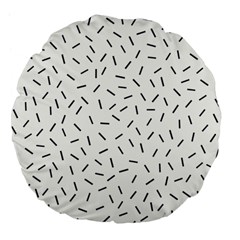 Rain  Large 18  Premium Flano Round Cushions by Sobalvarro
