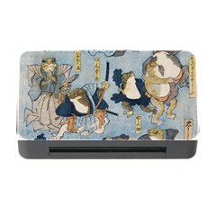 Famous Heroes Of The Kabuki Stage Played By Frogs  Memory Card Reader With Cf by Sobalvarro