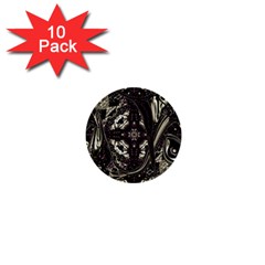 Honey Glazed Cross 1  Mini Buttons (10 Pack) 