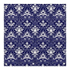 Blue Lace Decorative Ornament - Pattern 14th And 15th Century - Italy Vintage  Banner And Sign 3  X 3  by ConteMonfrey