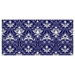 Blue Lace Decorative Ornament - Pattern 14th And 15th Century - Italy Vintage  Banner And Sign 4  X 2  by ConteMonfrey