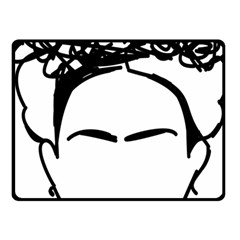 Frida Kahlo  Fleece Blanket (small) by Sobalvarro