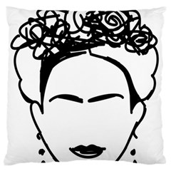 Frida Kahlo  Standard Flano Cushion Case (two Sides) by Sobalvarro