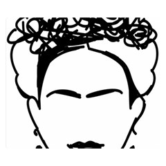 Frida Kahlo  Double Sided Flano Blanket (small)  by Sobalvarro