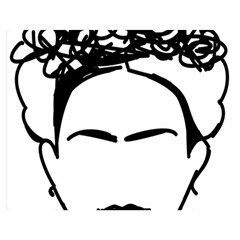 Frida Kahlo  Double Sided Flano Blanket (medium)  by Sobalvarro