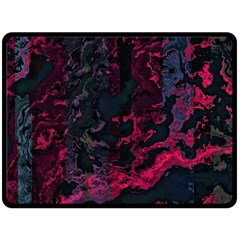 Granite Glitch Fleece Blanket (large) by MRNStudios