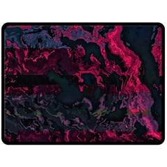 Granite Glitch Double Sided Fleece Blanket (large) by MRNStudios