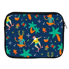 Colorful Funny Christmas Pattern Apple Ipad 2/3/4 Zipper Cases by Uceng